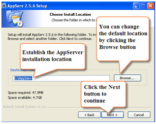 Installation location