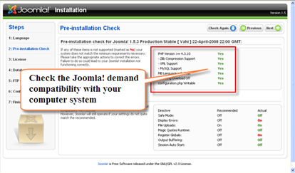 Check before installation