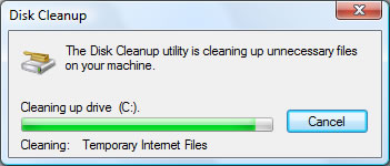 Disk Cleanup: Drive Selection