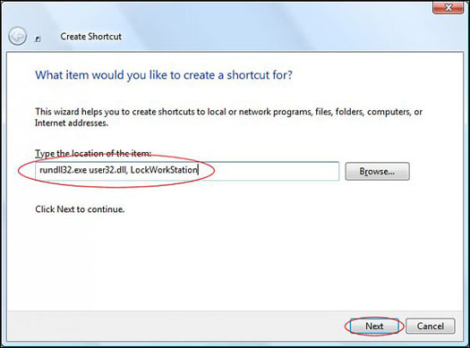 Create Shortcut
