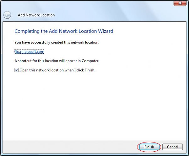 Add network location